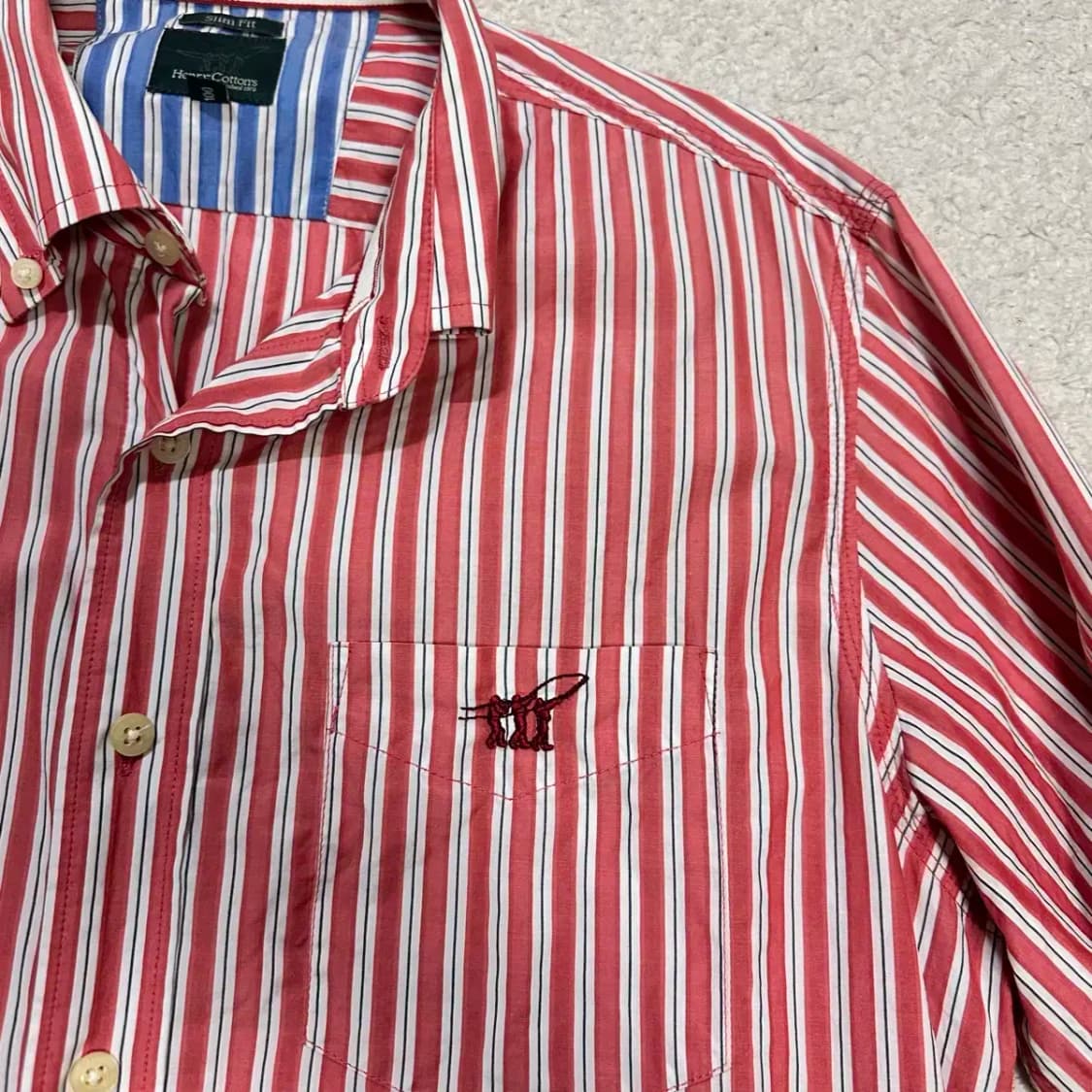 헨리코튼 셔츠 스트라이프 100 상품이미지3