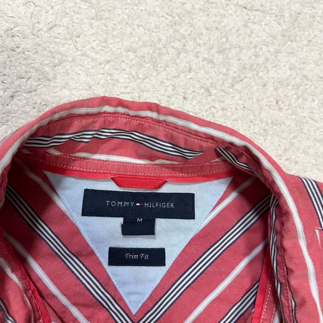 타미힐피거 셔츠 스트라이프 m 상품이미지3