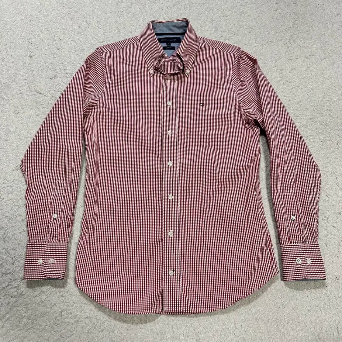 타미힐피거 셔츠 스트라이프 슬림핏 s 상품이미지1