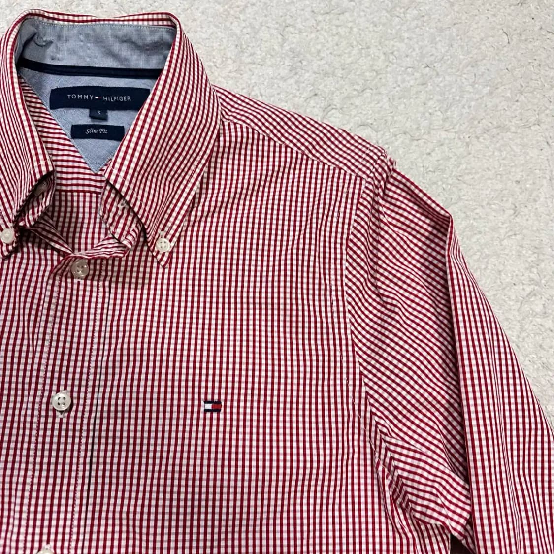 타미힐피거 셔츠 스트라이프 슬림핏 s 상품이미지2
