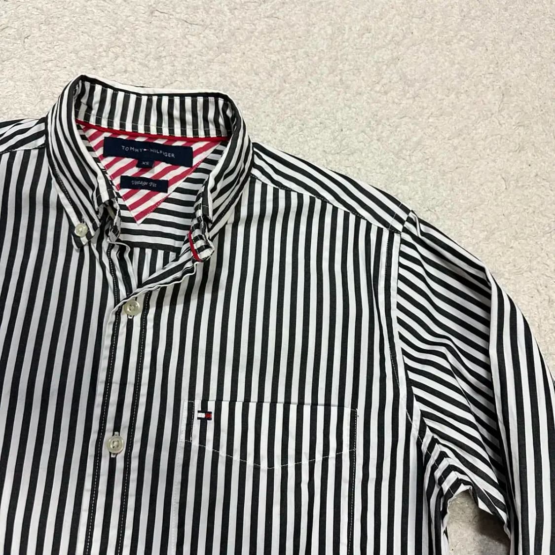 타미힐피거 셔츠 스트라이프 xs 상품이미지3
