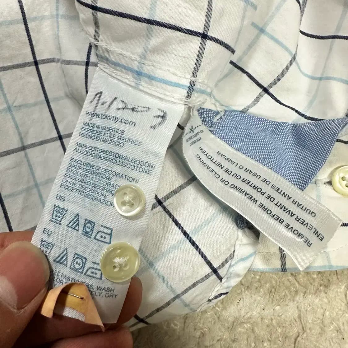 타미힐피거 셔츠 체크 상품이미지4