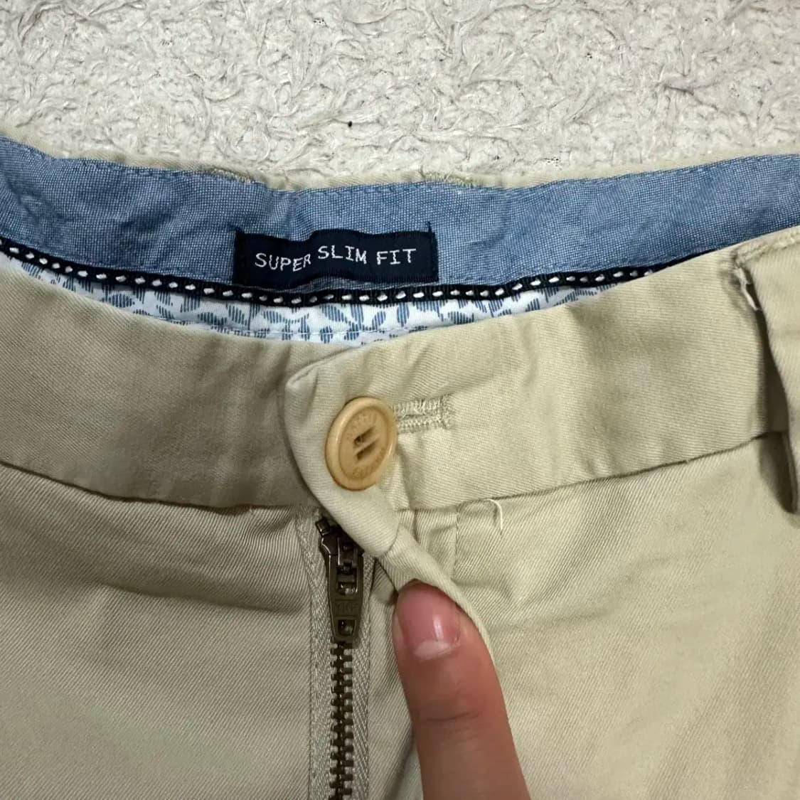 헤지스 면바지 치노 팬츠 34인치 상품이미지3