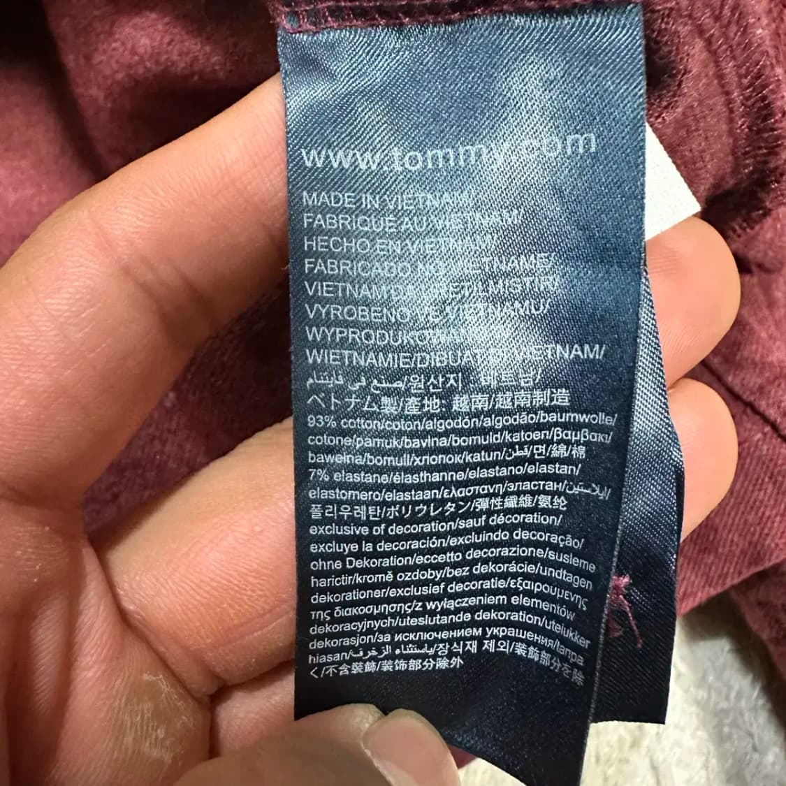 타미힐피거 긴팔 카라티 xl 상품이미지4