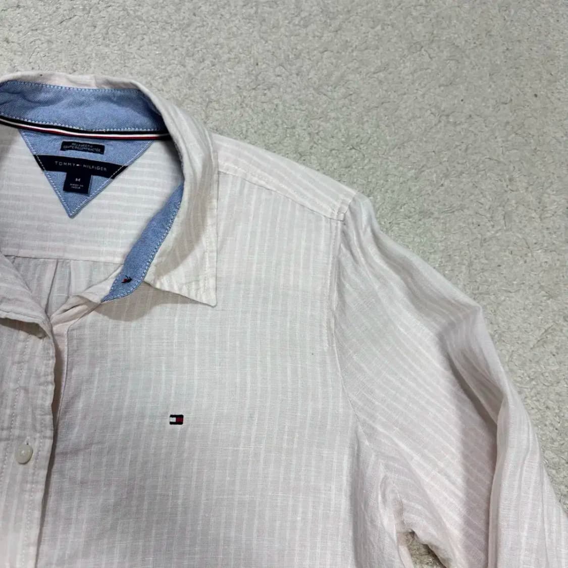 타미힐피거 린넨 셔츠 스트라이프 여성 m 상품이미지2
