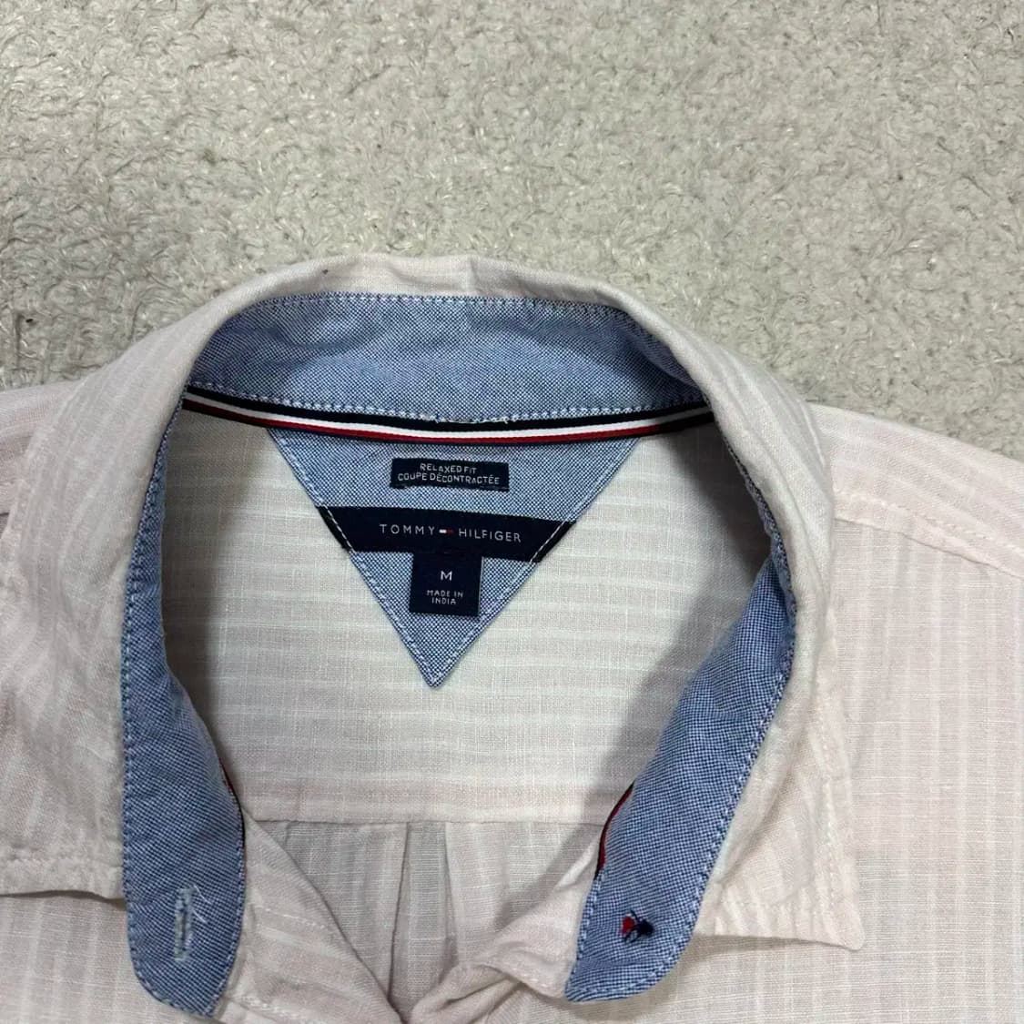 타미힐피거 린넨 셔츠 스트라이프 여성 m 상품이미지3