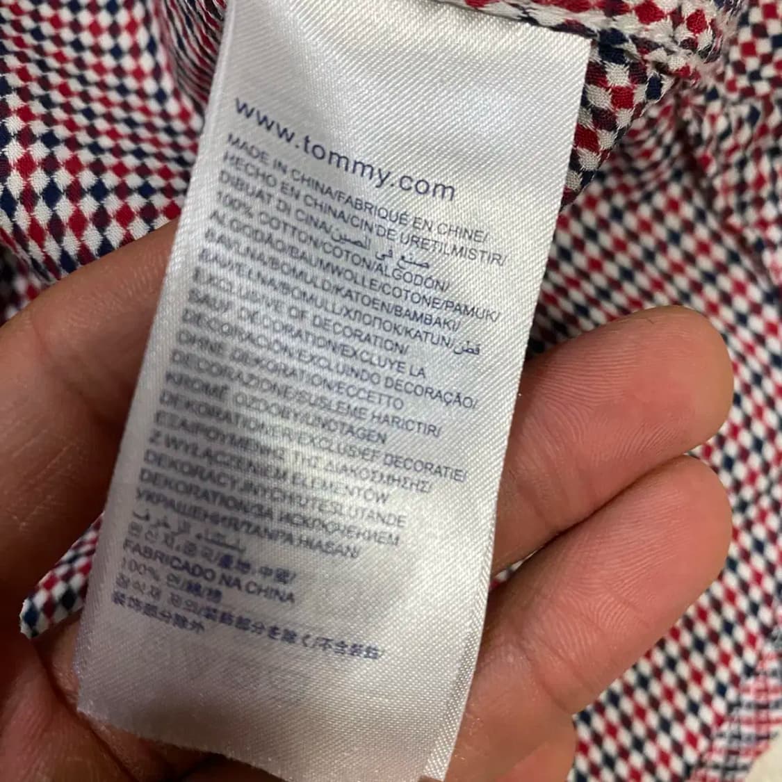타미힐피거 셔츠 체크 여성 2 상품이미지4