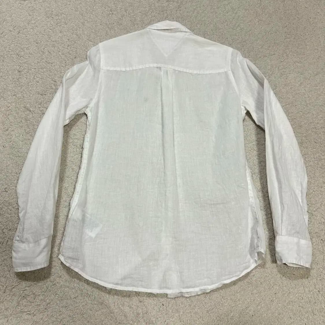 타미힐피거 린넨 셔츠 화이트 여성 2 상품이미지5