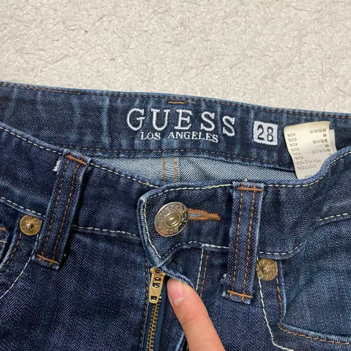 게스 청바지 데님 팬츠 28인치 상품이미지2
