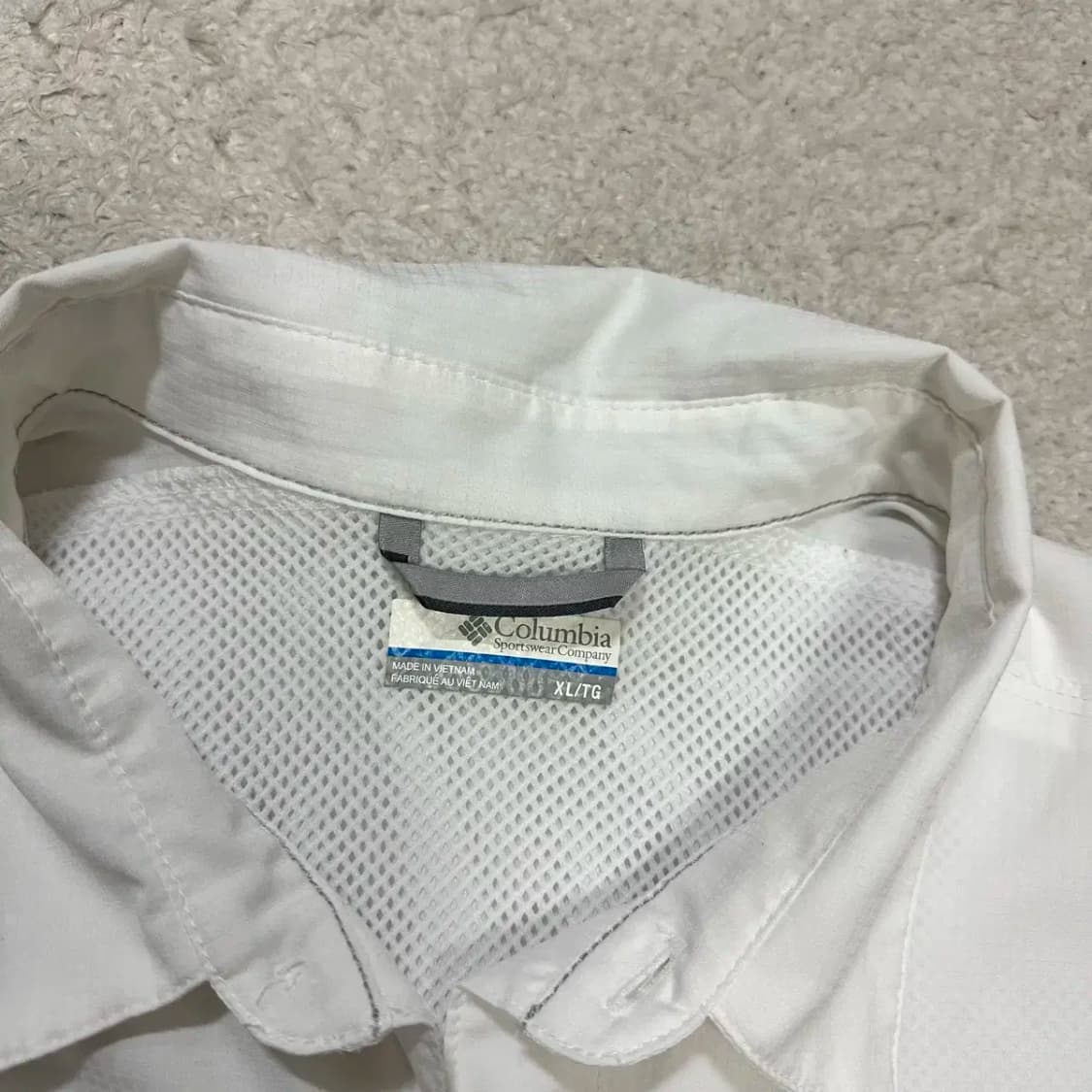 콜롬비아 셔츠 화이트 XL 상품이미지3