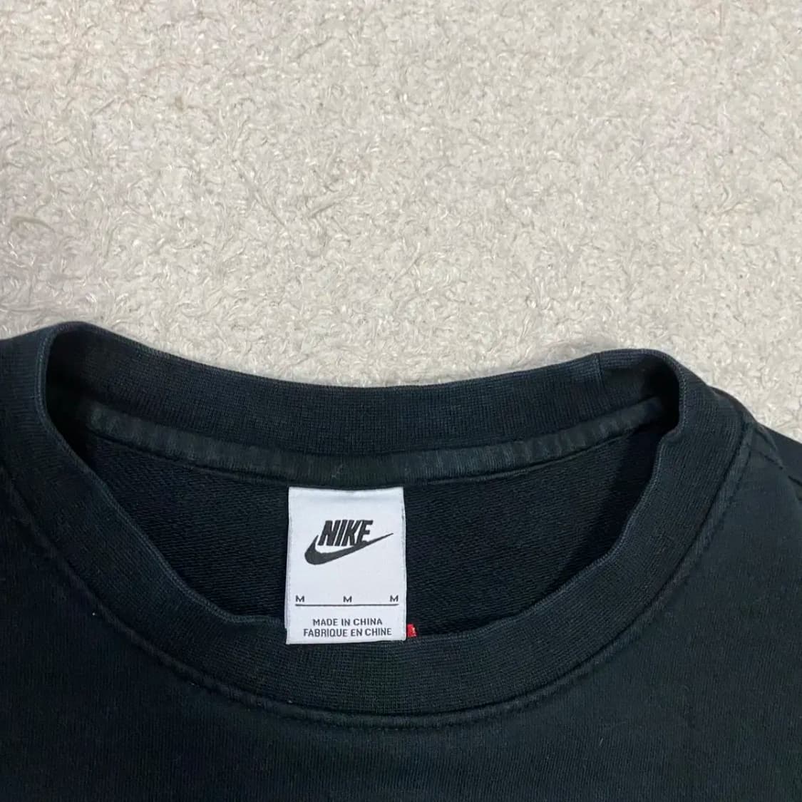 나이키 맨투맨 블랙 m 상품이미지3