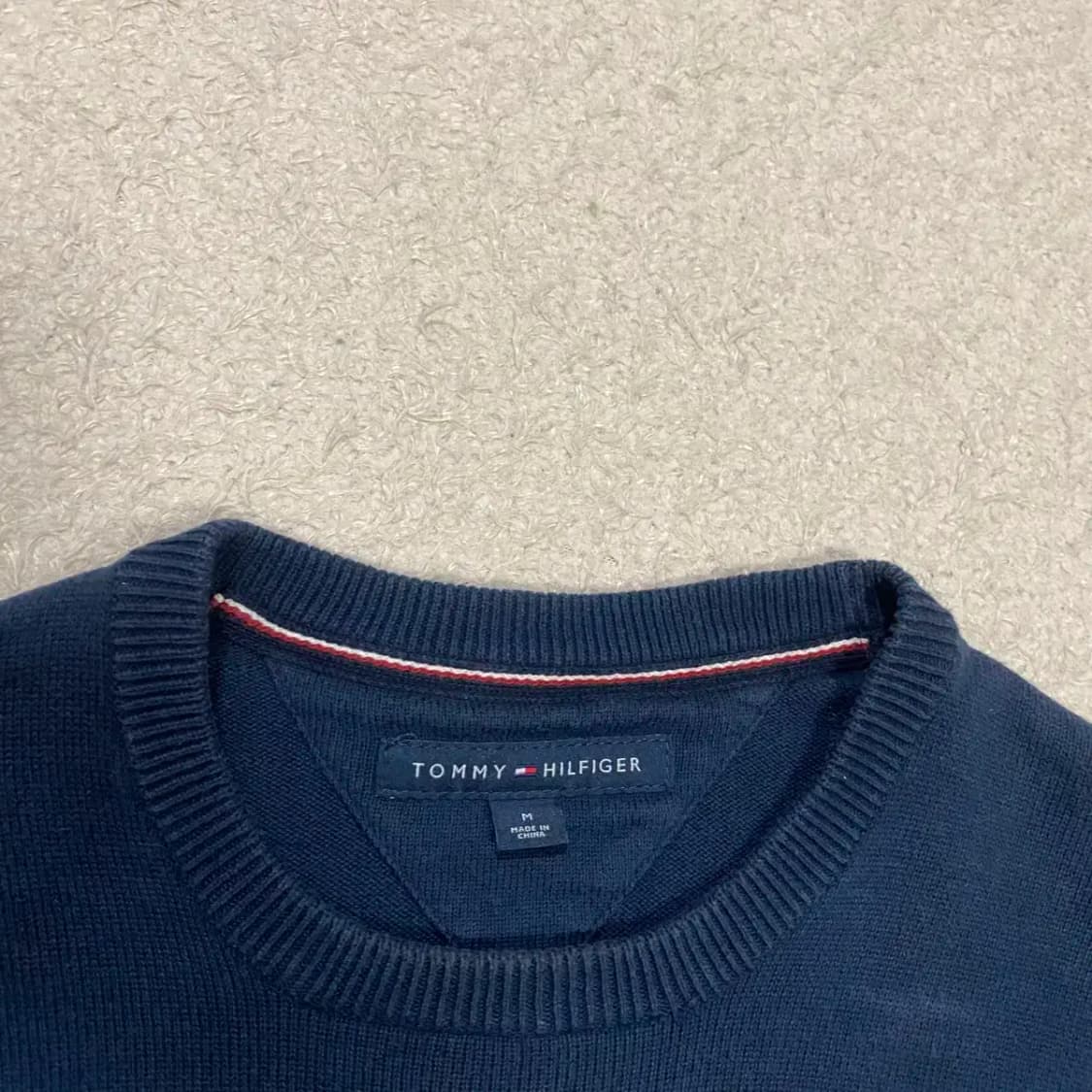 타미힐피거 니트 네이비 m 상품이미지2