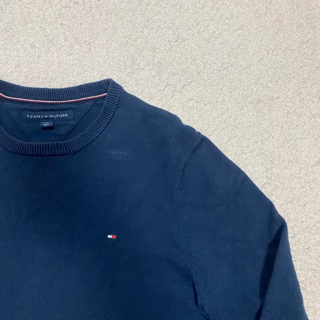 타미힐피거 니트 네이비 m 상품이미지3