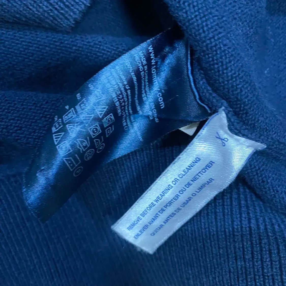타미힐피거 니트 네이비 m 상품이미지4