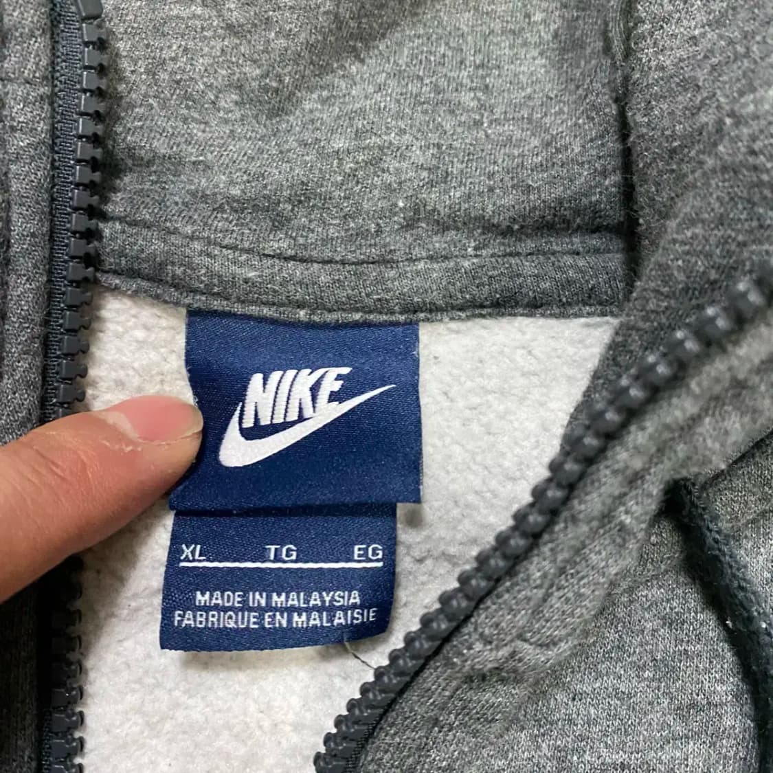 나이키 후드집업 기모 XL 상품이미지3