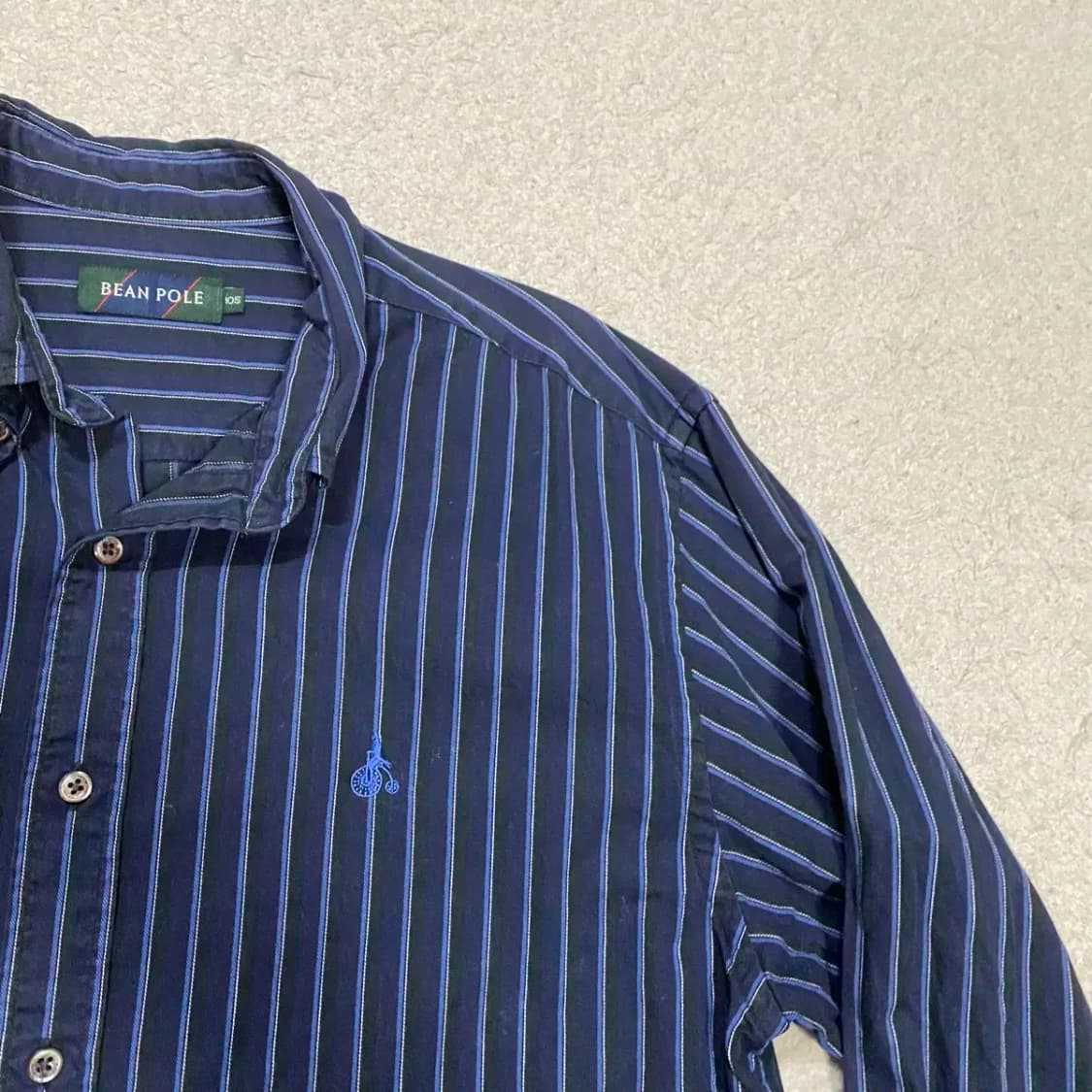 빈폴 셔츠 스트라이프 네이비 105 상품이미지2