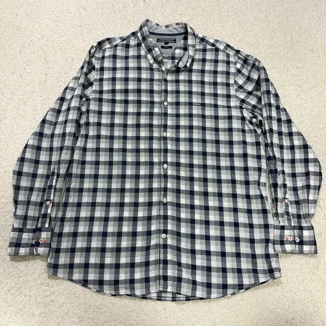 타미힐피거 셔츠 체크 XL 상품이미지1
