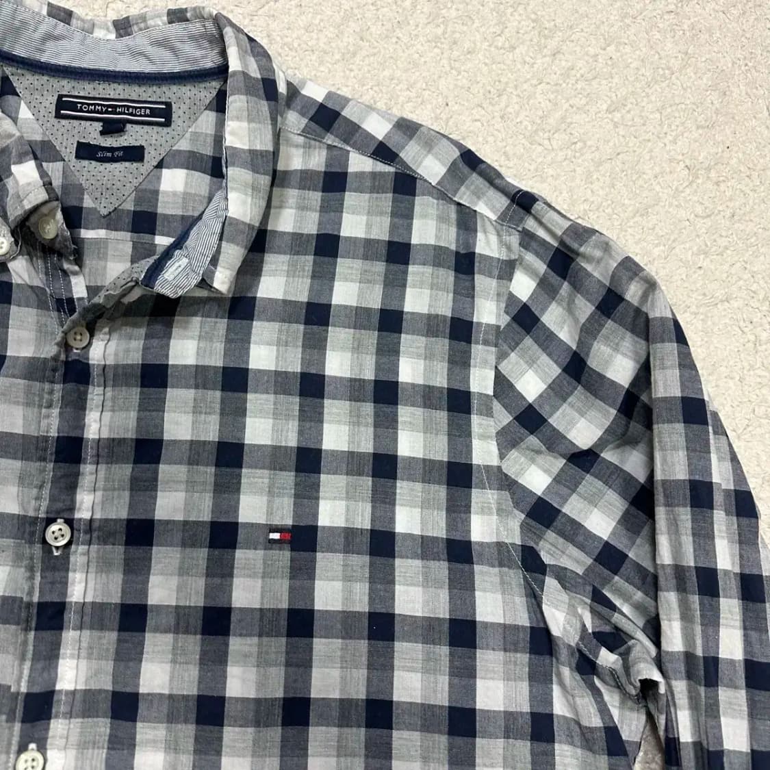 타미힐피거 셔츠 체크 XL 상품이미지2