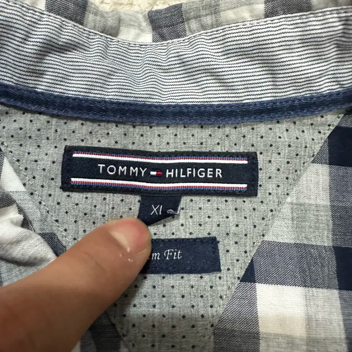 타미힐피거 셔츠 체크 XL 상품이미지3