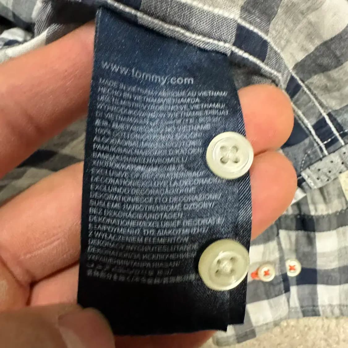 타미힐피거 셔츠 체크 XL 상품이미지4