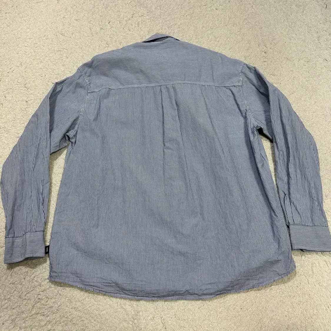 예일 셔츠 스트라이프 오버핏 m 상품이미지5