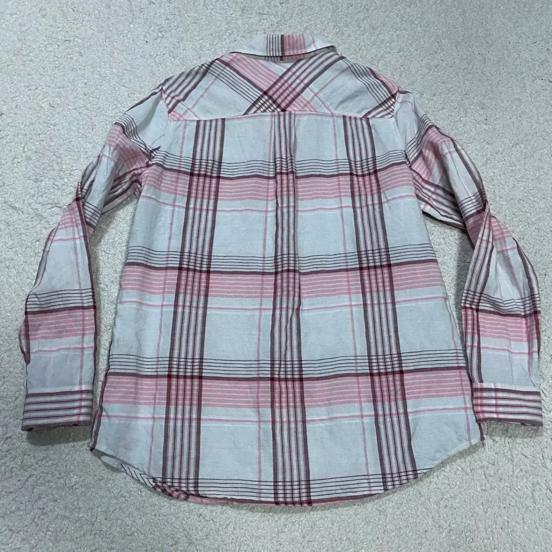 헤지스 린넨 셔츠 체크 여성 90 상품이미지5