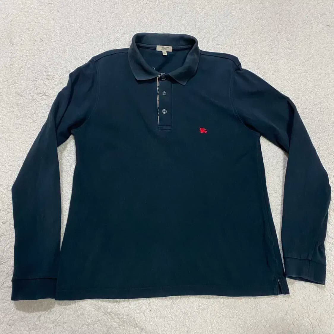 버버리 긴팔 카라티 s 상품이미지1