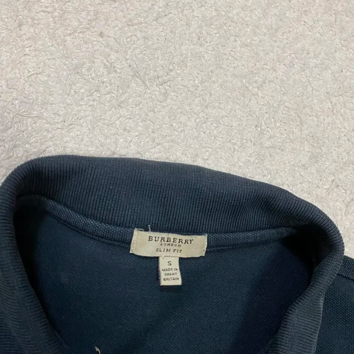 버버리 긴팔 카라티 s 상품이미지2