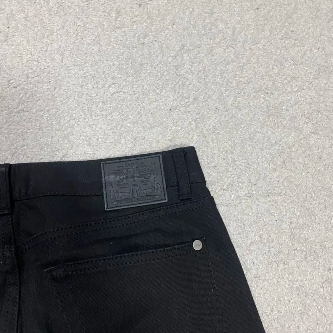 모드나인 블랙진 데님 팬츠 31인치 상품이미지5