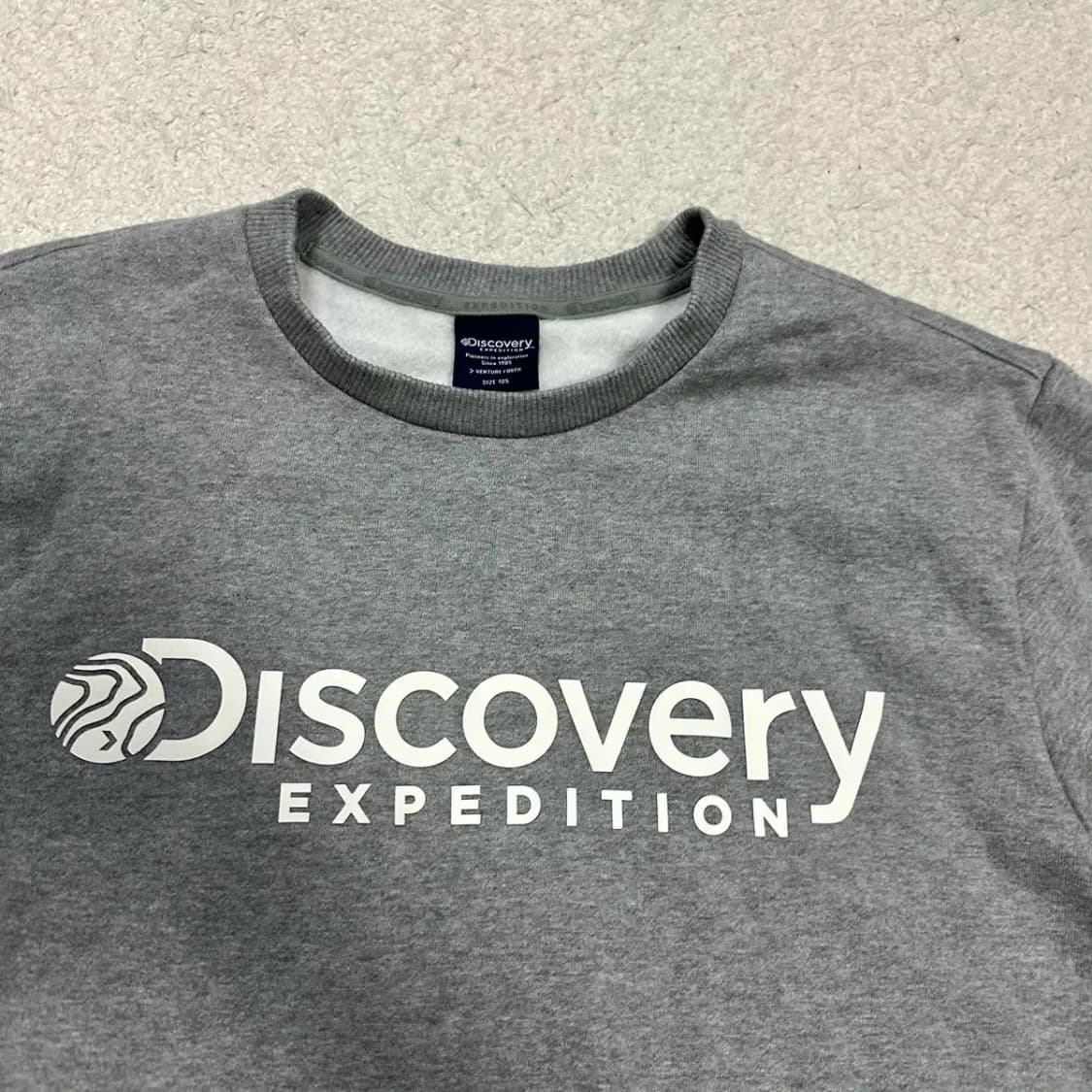 디스커버리 맨투맨 기모 105 상품이미지2