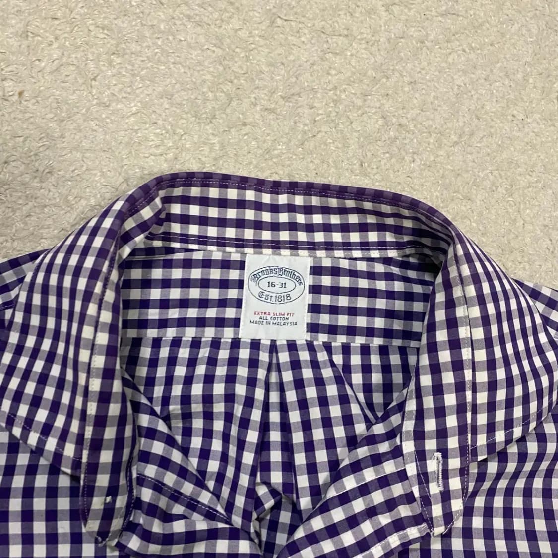 브룩스브라더스 셔츠 체크 상품이미지2