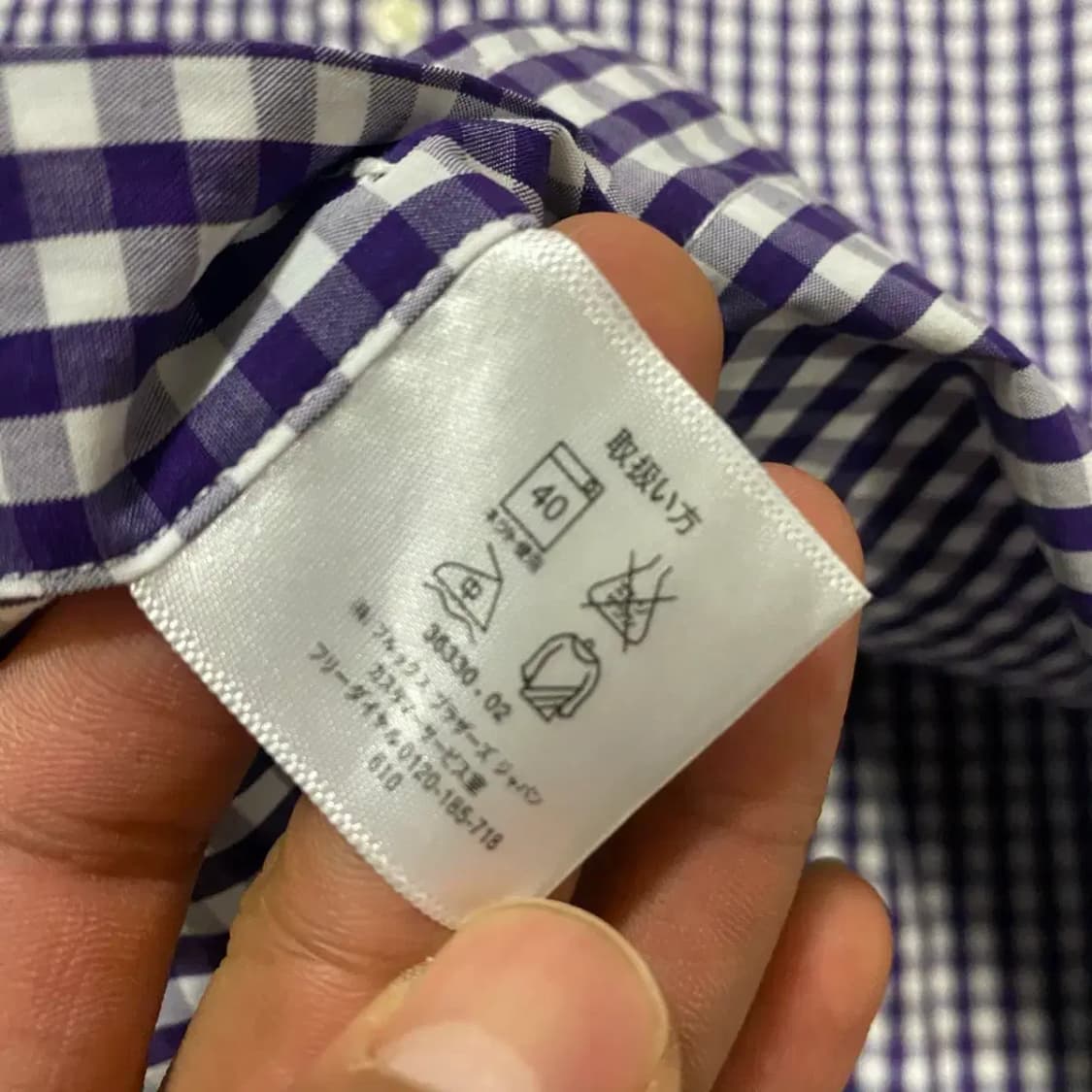 브룩스브라더스 셔츠 체크 상품이미지3