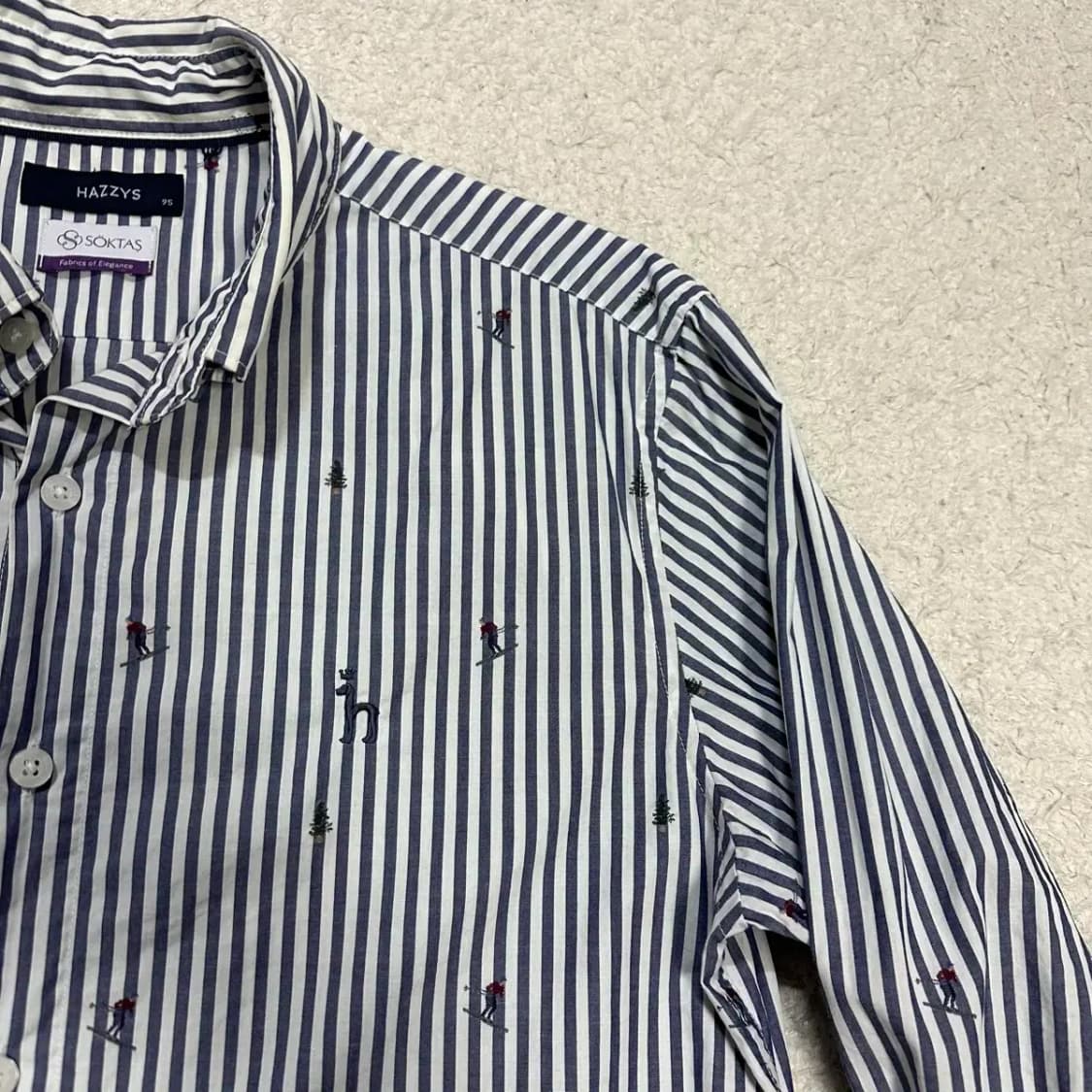 헤지스 셔츠 스트라이프 95 상품이미지2