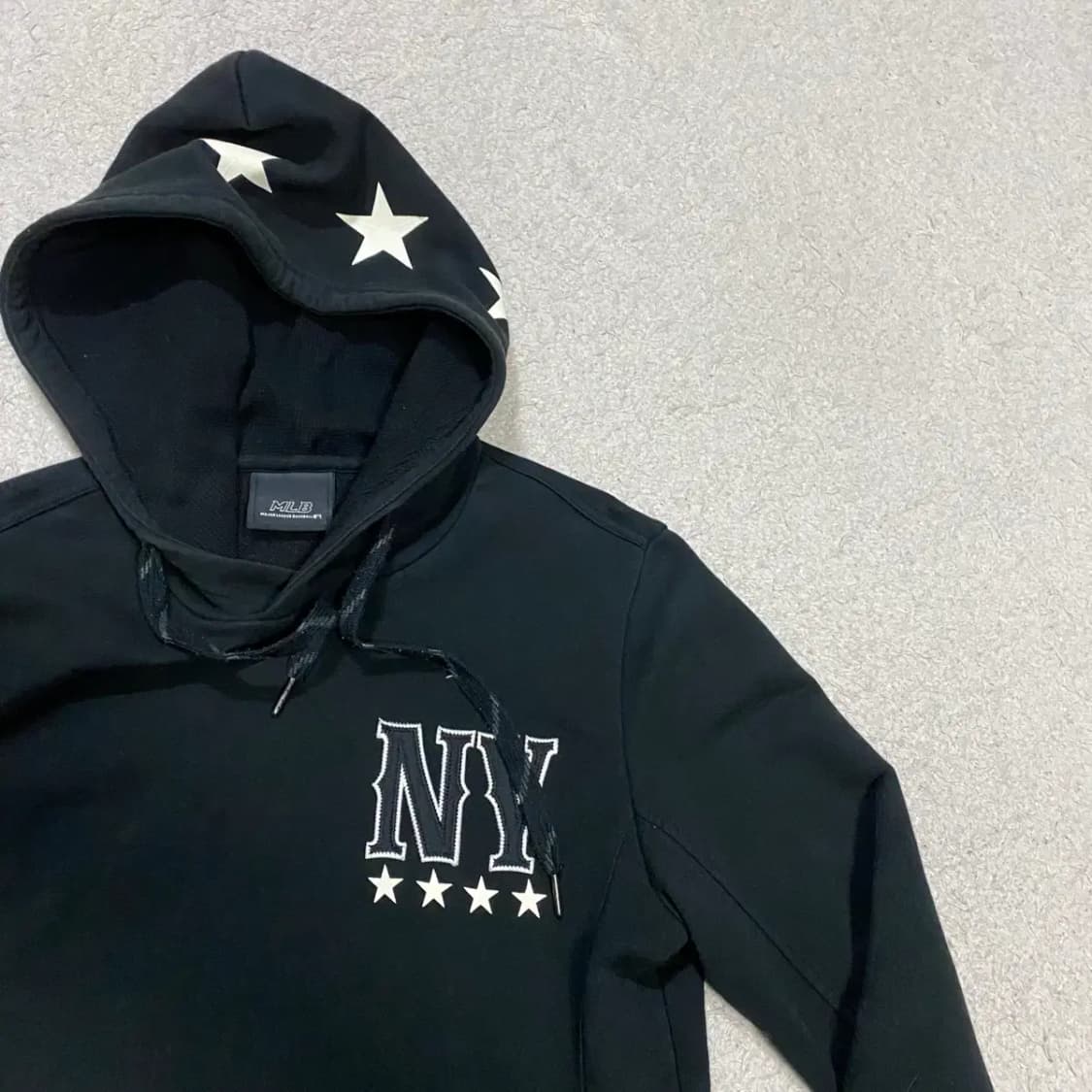 MLB 후드티 블랙 95 상품이미지2