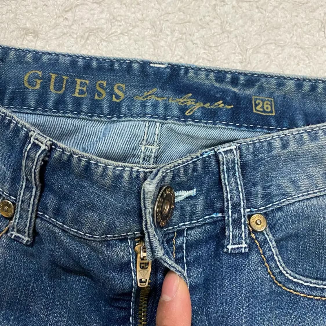 게스 청바지 데님 팬츠 여성 27인치 상품이미지2
