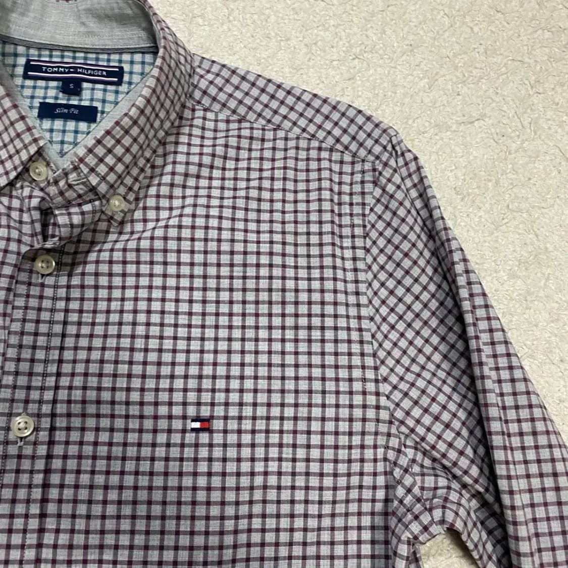 타미힐피거 셔츠 체크 s 상품이미지2