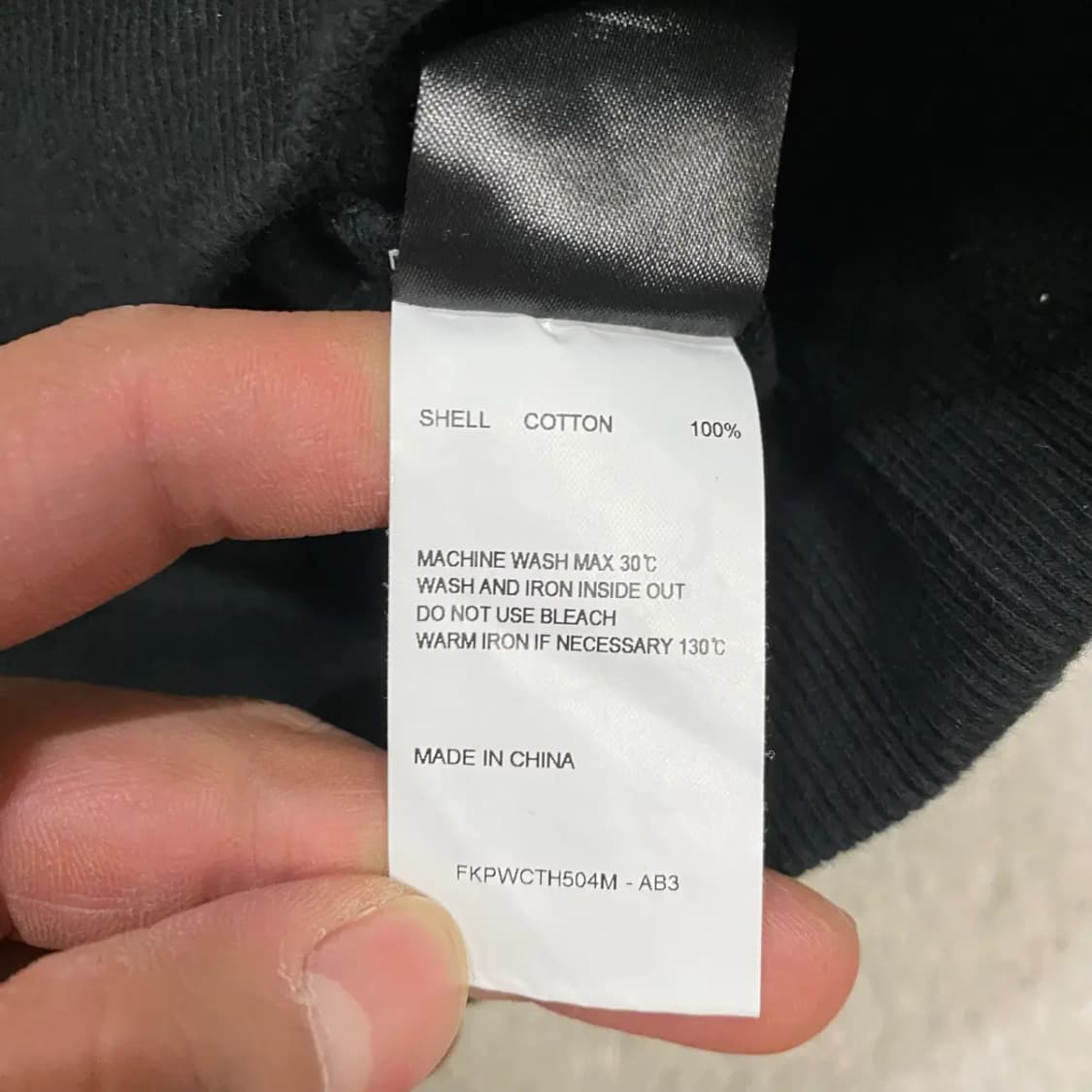 키르시 후드티 블랙 기모 1 상품이미지4