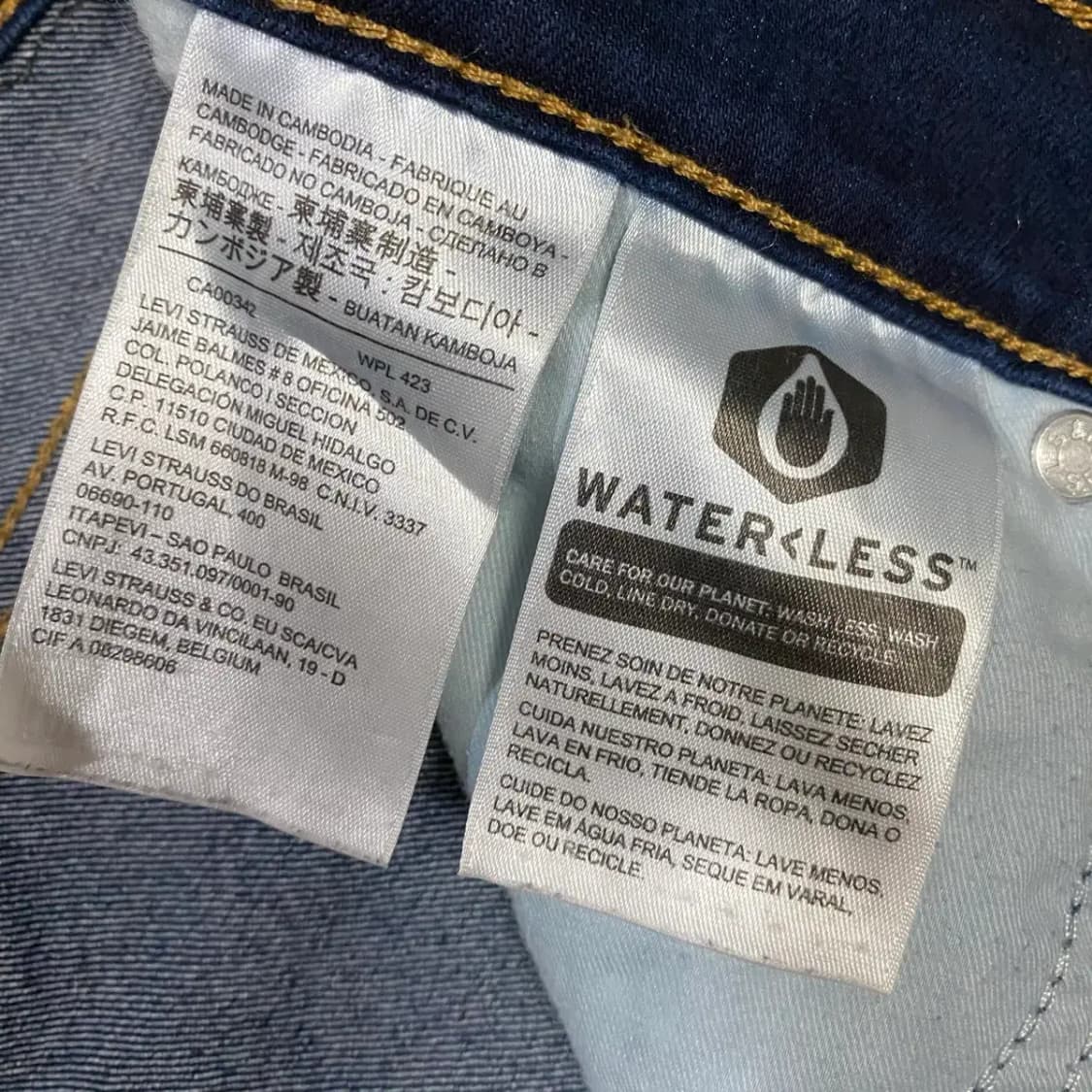 리바이스 청바지 데님 팬츠 여성 34인치 상품이미지3