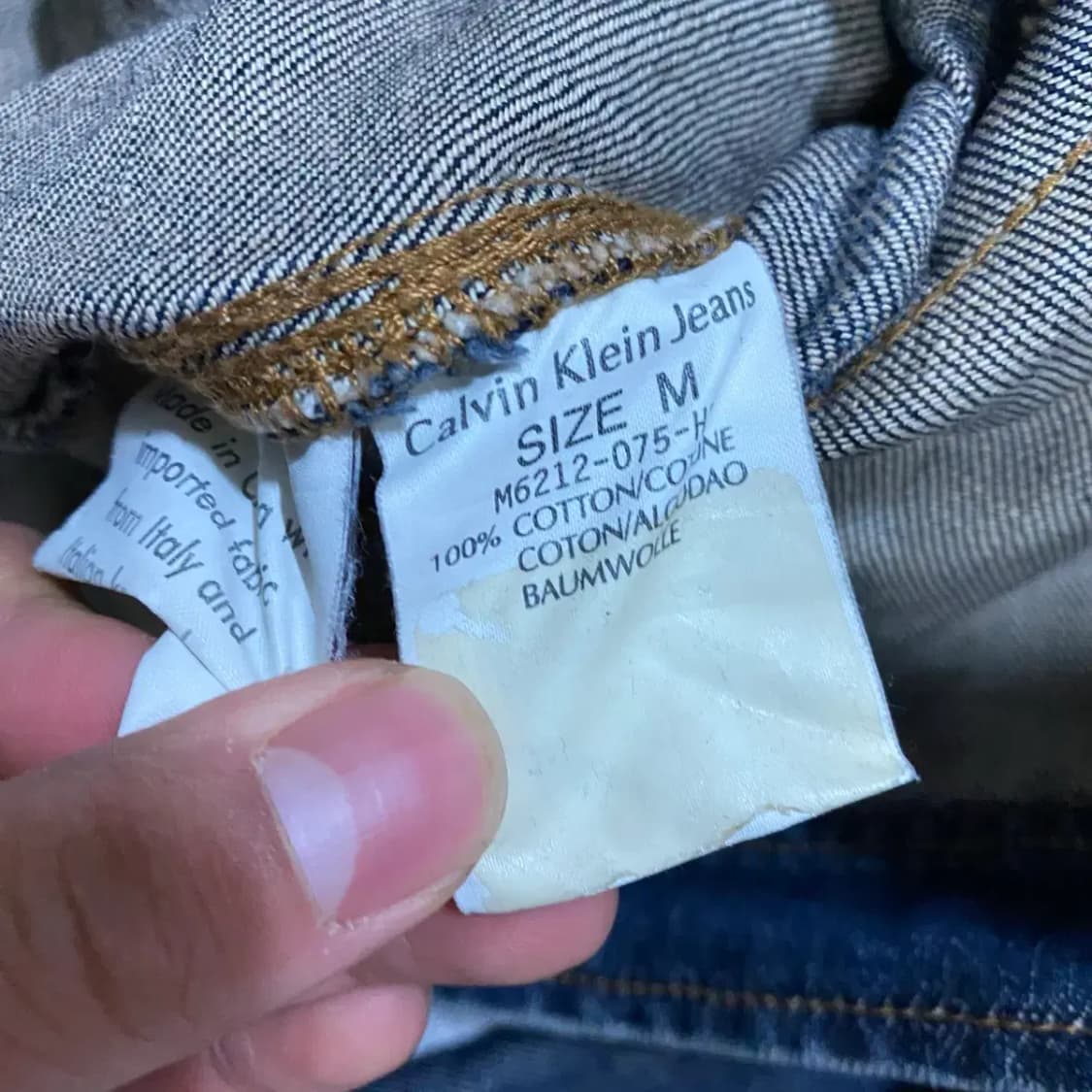 캘빈클라인 데님 자켓 m 상품이미지4
