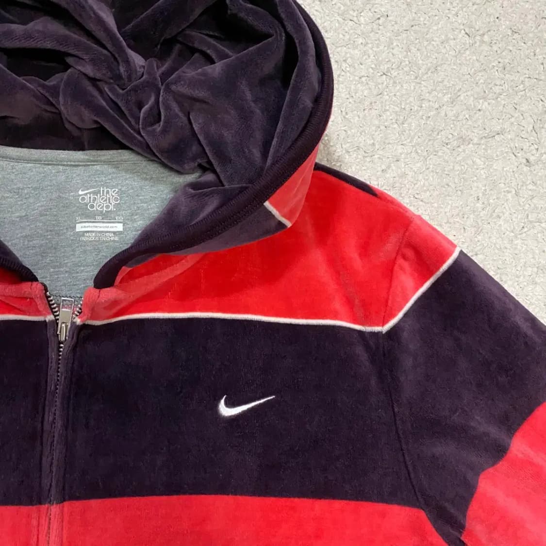 나이키 벨벳 후드집업 여성 xl 95 상품이미지2