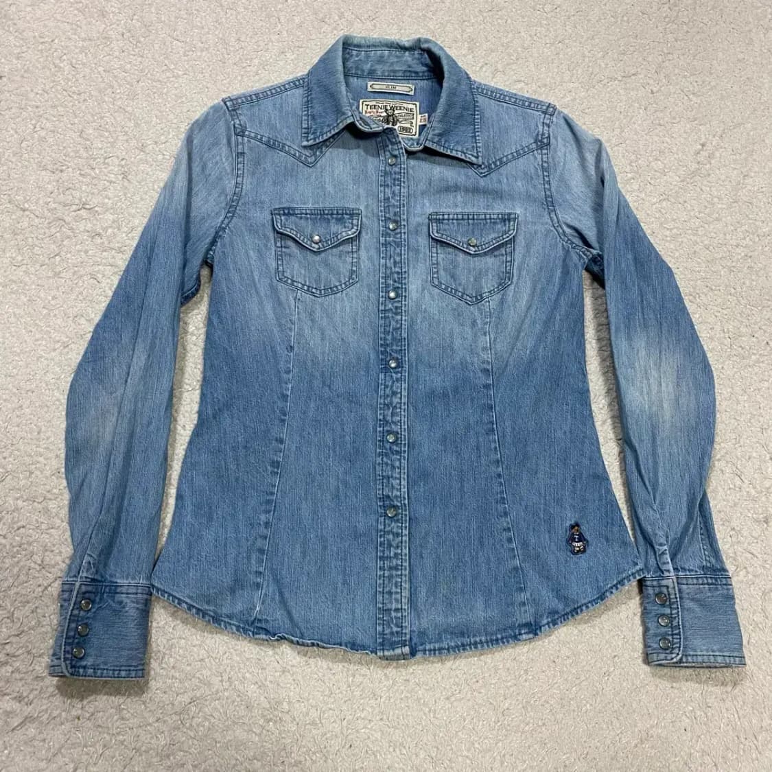 티니위니 데님 셔츠 여성 FS 상품이미지1