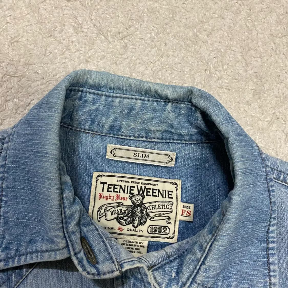 티니위니 데님 셔츠 여성 FS 상품이미지3