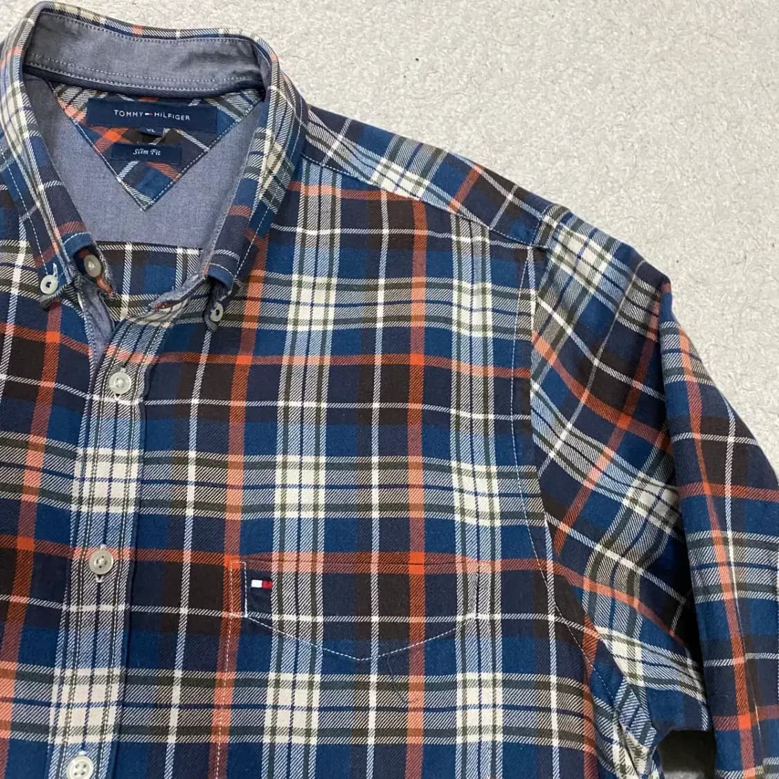 타미힐피거 셔츠 체크 XL 상품이미지2