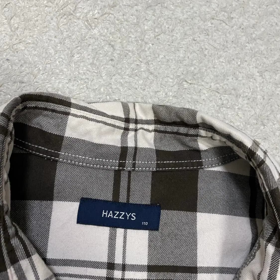 헤지스 셔츠 체크 110 상품이미지3