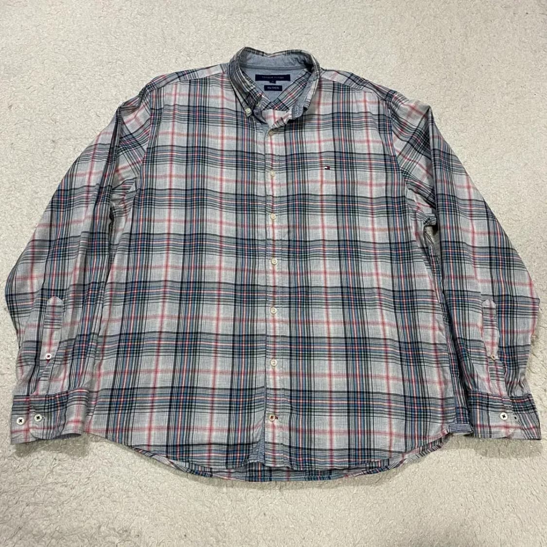 타미힐피거 셔츠 체크 XL 105 상품이미지1