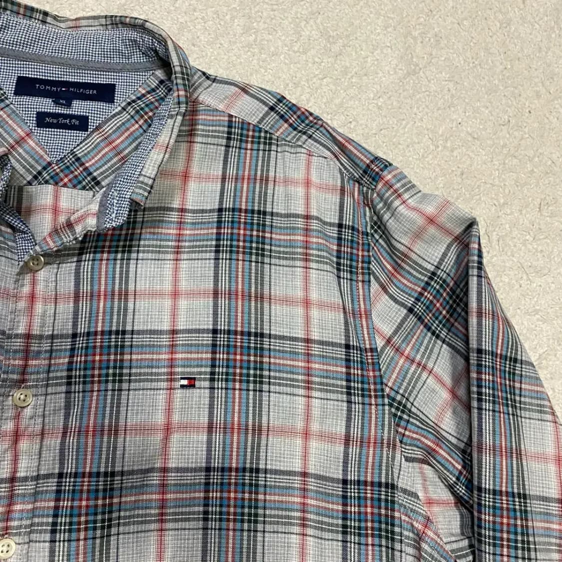 타미힐피거 셔츠 체크 XL 105 상품이미지2
