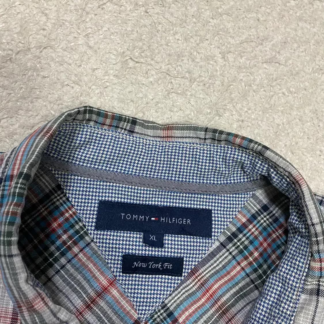 타미힐피거 셔츠 체크 XL 105 상품이미지3