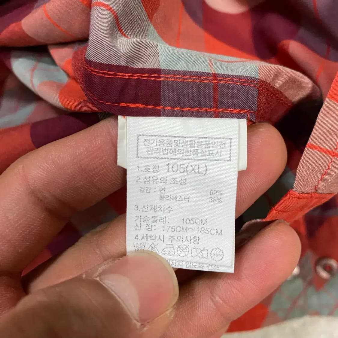 노스페이스 셔츠 체크 xl 105 상품이미지4