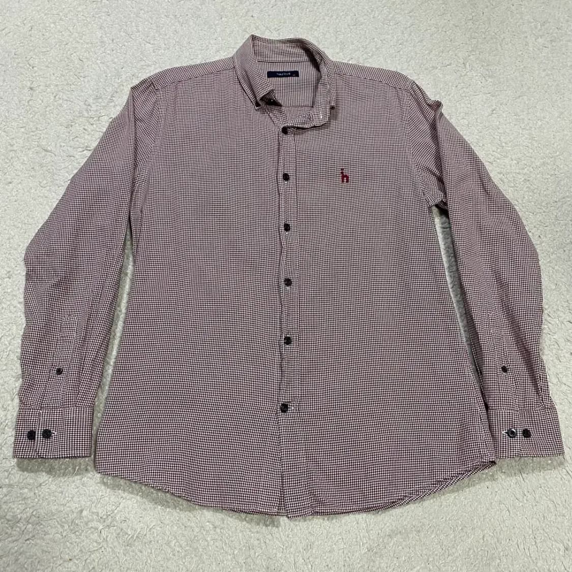 헤지스 셔츠 체크 100 상품이미지1