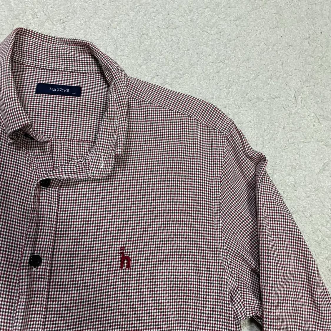 헤지스 셔츠 체크 100 상품이미지2